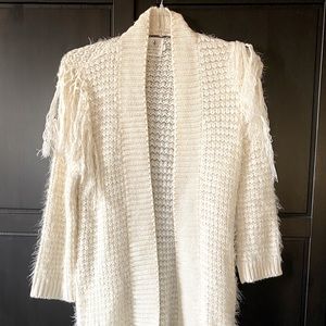 Volcom cream color cozy open cardigan S/XS